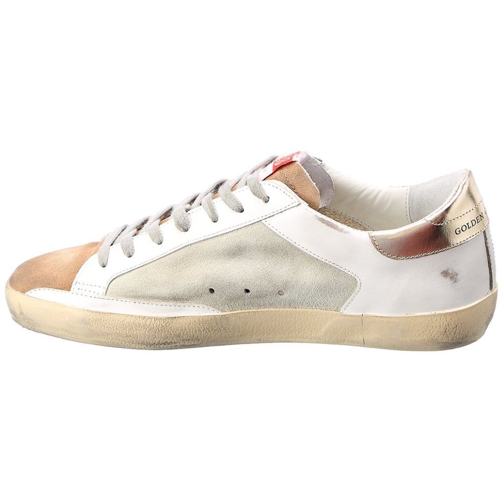 Golden Goose Superstar Leather & Suede Sneaker SZ 8 US retail $540